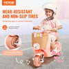 VEVOR Kids Ride On Motorcycle, 6V Battery Powered Electric Motorcycle Trike with Speed Up to 2mph, Headlight, LED Light, Music, Bluetooth, Basket, 3 Wheel Ride on Toys for Children Boys Girls Aged 3-4
