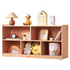 VEVOR Cubby Mobile Tray Storage Cabinet, 5-Compartment Cubby Storage Shelf, Cubby Storage Cabinet 2-shelf, Classroom Cubbies, Classroom Furniture for Home, Daycare and Preschool, Natural