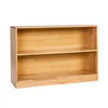 VEVOR Montessori Bookshelf, 35.4 in Width Toy Storage Organizer,  2-Tier Kids Display Storage Cabinet, Daycare Furniture, Kids Bookshelf for Bedroom, Nursery, Living Room, Entryway, Preschool, Brown