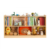 VEVOR Montessori Bookshelf, 45 in Width Toy Storage Organizer, 5-Section Kids Display Storage Cabinet, Daycare Furniture, Kids Bookshelf for Bedroom, Nursery, Living Room, Entryway, Preschool, Brown