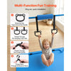 VEVOR Gymnastic Bars for Kids, 140 lbs Capacity Folding Training Kip Bar with Mat, Adjustable Height Gymnastic Horizontal Bar for Home, Training Equipment for Indoor Outdoor, Easy to Assemble, Blue