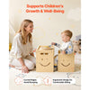 VEVOR Montessori Weaning Table and Chair Set, Wooden, Kids Table and Chair Set for Toddlers 1-5, Step Stool with Whiteboard and 3 Heights Adjustable, Easy to Clean, for Eating Drawing Reading Playing