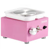 VEVOR Mini Pottery Wheel, 0-320RPM Adjustable Speed Detachable Basin Forming Machine, 2.56in/3.94in 2 Turntables Electric Ceramic Wheel Machine, 18pcs Accessories, for Art Craft Work Home DIY, Pink