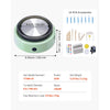 VEVOR Mini Pottery Wheel, 6 inch Turntable, Forward and Reverse Rotation, Adjustable Speed, Electric Clay Wheel for Kids and Beginners, with Shaping Tools, for Home DIY, Pottery Classes, Green