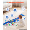 VEVOR Felt Wall Busy Board 12-in-1 Whale Foldable Montessori Activity Toys, Travel Daycare, Classroom, Playroom, Home, Educational Sensory Panel, with Numbers Letters Animals Shapes Learning Pieces
