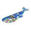 VEVOR Felt Wall Busy Board 12-in-1 Whale Foldable Montessori Activity Toys, Travel Daycare, Classroom, Playroom, Home, Educational Sensory Panel, with Numbers Letters Animals Shapes Learning Pieces