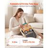 VEVOR Felt Wall Busy Board, 14-in-1 Train Foldable Montessori Activity Toys, Travel Daycare, Classroom, Playroom, Home, Educational Sensory Panel, with Letters Fruits Vegetables Clock Learning Pieces