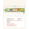 VEVOR Felt Wall Busy Board, 14-in-1 Train Foldable Montessori Activity Toys, Travel Daycare, Classroom, Playroom, Home, Educational Sensory Panel, with Letters Fruits Vegetables Clock Learning Pieces
