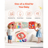 VEVOR Wall Busy Board, 13-in-1 Rocket Montessori Sensory Activity Panels, Learning Activity Center for Daycare, Classroom, Playroom, and Home, Sturdy Wooden Educational Toys, with Mounting Hardware