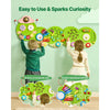 VEVOR Activity Wall Busy Board Panels, 12 Activities, Montessori Sensory Wall Panels Toy for Kids Ages 3-12, Interactive Learning Activity Center, Great for Toddler, Playroom, Nursery, Classroom
