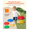 VEVOR Turtle Balance Stepping Stones, 6 PCS, Up to 220 lbs Kids Turtle Jumping Stones Steps Stones, Toddler Obstacle Course Coordination Game Toys Indoor or Outdoor Play for Children Aged 3 4 5 6 7 8+