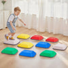 VEVOR Balance Stepping Stones for Kids, 10 PCS, Up to 220 lbs, Non-Slip Toddlers Sensory Stepping Stones, Obstacle Course Coordination Game Toys Indoor or Outdoor Play for Children Aged 3 4 5 6 7 8+