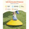 VEVOR Balance Stepping Stones for Kids, 12 PCS, Up to 220 lbs, Non-Slip Toddlers Sensory Stepping Stones, Obstacle Course Coordination Game Toys Indoor or Outdoor Play for Children Aged 3 4 5 6 7 8+