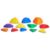 VEVOR Balance Stepping Stones for Kids, 12 PCS, Up to 220 lbs, Non-Slip Toddlers Sensory Stepping Stones, Obstacle Course Coordination Game Toys Indoor or Outdoor Play for Children Aged 3 4 5 6 7 8+