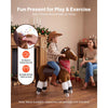 VEVOR Ride On Horse, Riding Pony Toys for Kids, No Battery Required, Smooth Wheels with Anti-Roll Stop Ring, Upgraded Raised Seat, Handles, Sturdy Pedals, 176 lbs Max Load Capacity for Ages 6+