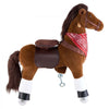 VEVOR Ride On Horse, Riding Pony Toys for Kids, No Battery Required, Smooth Wheels with Anti-Roll Stop Ring, Upgraded Raised Seat, Handles, Sturdy Pedals, 176 lbs Max Load Capacity for Ages 6+