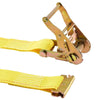 VEVOR Ratchet Straps, 2 in x 15 ft, 30 Pack E-Track Tie Down Straps, 4400 lbs Break Strength & 1460 lbs Rated Load, Tie Down Ratcheting for Moving, Trailers, Motorcycles, Kayaks, Car Roof, Yellow