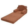 VEVOR Kids Couch, 2-in-1 Toddler Chairs Comfy, Toddler Couch Sofa Bed Fold Out, Convertible Sofa to Lounger, Kids Chair Seat Playroom Furniture for Kids Girls & Boys, Brown