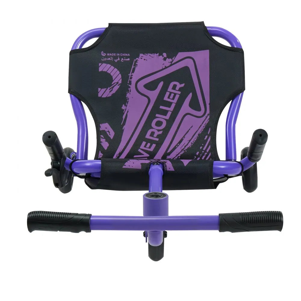 VEVOR Ride on Scooter 150 lbs Swing Side-to-Side for Amazing Riding Purple, for Ages 4+, Powered by Zig-Zag Motion, Ride on Toy with 3 Adjustable Length, Hand Brake, for Hard Surface Indoor & Outdoor