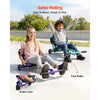 VEVOR Ride on Scooter 150 lbs Swing Side-to-Side for Amazing Riding Green, for Ages 4+, Powered by Zig-Zag Motion, Ride on Toy with 3 Adjustable Length, Hand Brake, for Hard Surface Indoor & Outdoor