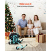 VEVOR Ride on Scooter 150 lbs Swing Side-to-Side for Amazing Riding Green, for Ages 4+, Powered by Zig-Zag Motion, Ride on Toy with 3 Adjustable Length, Hand Brake, for Hard Surface Indoor & Outdoor