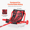 VEVOR Ride on Scooter 132 lbs Swing Side-to-Side for Amazing Riding Red, for Ages 4+, Powered by Zig-Zag Motion, Ride on Drifting Toy, with Adjustable Length, for Hard Surface, Indoor & Outdoor