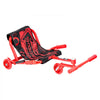 VEVOR Ride on Scooter 132 lbs Swing Side-to-Side for Amazing Riding Red, for Ages 4+, Powered by Zig-Zag Motion, Ride on Drifting Toy, with Adjustable Length, for Hard Surface, Indoor & Outdoor