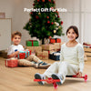 VEVOR Ride on Scooter, Load Capacity of 198 lbs, Swing Side-to-Side for Amazing Ride Powered by Zig-Zag Motion, Ride on Drifting Toy for Ages 10+, Rides on Any Hard Surface for Indoor & Outdoor, Red