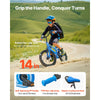 VEVOR Kids Bike, 14 Inches BMX Style Children Bicycle, Rider Height 2.95 ft - 3.77 ft, Training Wheels Included, Sturdy and Easy to Assemble, Toddler Bike for Boys & Girls Learning to Ride, Blue