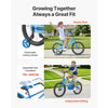 VEVOR Kids Bike, 18 Inches BMX Style Children Bicycle, Rider Height 3.61 ft - 4.59 ft, Training Wheels Included, Sturdy and Easy to Assemble, Toddler Bike for Boys & Girls Learning to Ride, Blue