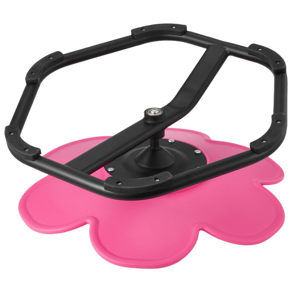 VEVOR Kids Swivel Chair, 220 lbs Capacity, Flower Shape Sensory Spinning Chair, Autistic Kids Sensory Toy Seat with Non-Slip Metal Base, Toddler Sit & Spin Seat for Coordination Balance Focus, Rose