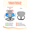 VEVOR Kids Swivel Chair, 220 lbs Capacity, Cylinder Shape Sensory Spinning Chair, Autistic Kids Sensory Toy Seat with Non-Slip Metal Base, Toddler Sit & Spin Seat for Coordination Balance Focus, Blue