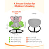 VEVOR Kids Swivel Chair, 220 lbs Capacity, Cylinder Shape Sensory Spinning Chair, Autistic Kids Sensory Toy Seat with Non-Slip Metal Base, Toddler Sit & Spin Seat for Coordination Balance Focus, Green
