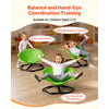 VEVOR Kids Swivel Chair, 220 lbs Capacity, Cylinder Shape Sensory Spinning Chair, Autistic Kids Sensory Toy Seat with Non-Slip Metal Base, Toddler Sit & Spin Seat for Coordination Balance Focus, Green
