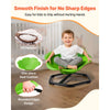 VEVOR Kids Swivel Chair, 220 lbs Capacity, Cylinder Shape Sensory Spinning Chair, Autistic Kids Sensory Toy Seat with Non-Slip Metal Base, Toddler Sit & Spin Seat for Coordination Balance Focus, Green