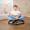 VEVOR Kids Swivel Chair, 220 lbs Capacity, Flower Shape Sensory Spinning Chair, Autistic Kids Sensory Toy Seat with Non-Slip Metal Base, Toddler Sit & Spin Seat for Coordination Balance Focus, Blue