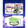 VEVOR Spinning Chair for Autistic Kids Ages 3-12 Autism Sensory Toy 165 LBS, Sensory Swivel Seat for Children ADHD, Glow in the Dark, Training Body Coordination, 20.4" L x 20.5" W Rocket Shape, Green