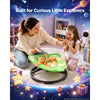 VEVOR Spinning Chair for Autistic Kids Ages 3-12 Autism Sensory Toy 165 LBS, Sensory Swivel Seat for Children ADHD, Glow in the Dark, Training Body Coordination, 20.4" L x 20.5" W Rocket Shape, Green