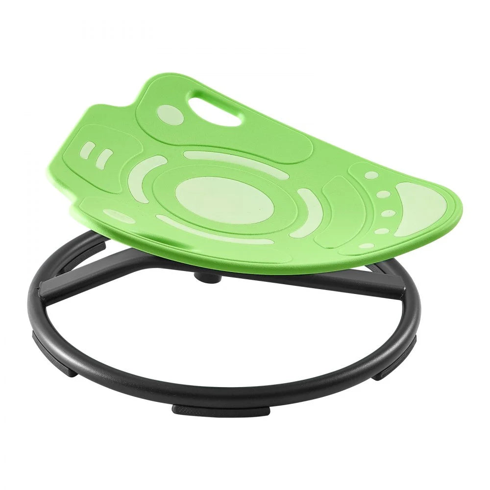 VEVOR Spinning Chair for Autistic Kids Ages 3-12 Autism Sensory Toy 165 LBS, Sensory Swivel Seat for Children ADHD, Glow in the Dark, Training Body Coordination, 20.4" L x 20.5" W Rocket Shape, Green