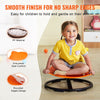 VEVOR Elephant Kids Swivel Chair, 220 LBS Capacity, 360° Spinning Chair, Autistic Kids Sensory Toy Chair with Non-Slip Metal Base, Toddler Sit and Spin Chair for Coordination Balance Focus Orange