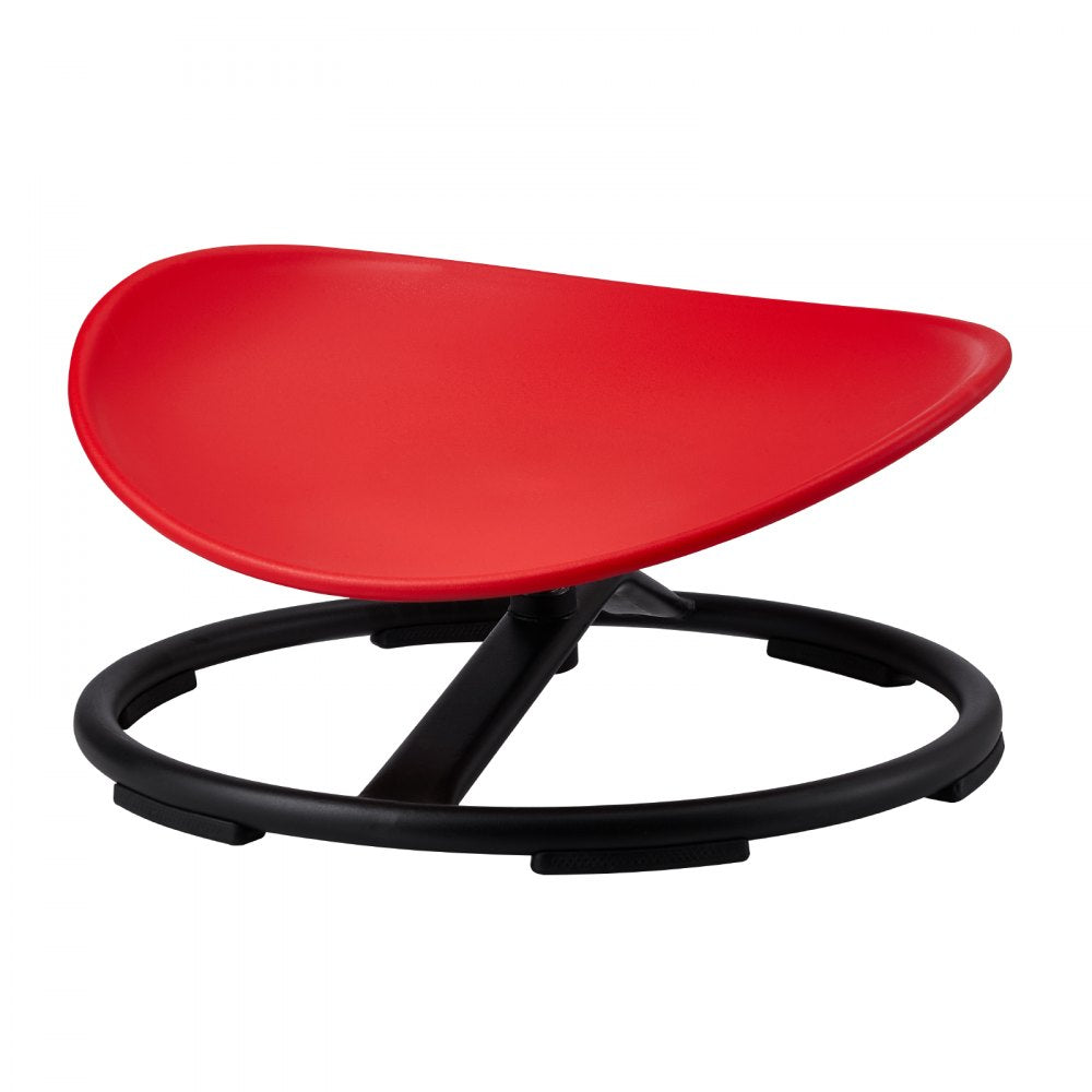VEVOR Kids Swivel Chair, 220 LBS Capacity, Sensory Spinning Chair, Autistic Kids Sensory Toy Chair with Non-Slip Metal Base, Toddler Sit and Spin Chair for Coordination Balance Focus Training Red