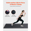 VEVOR 0.56 Inch Thick Gym Floor Mats, 12 Tiles Rubber Top with EVA Foam, 25" x 25" Gym Flooring Workout Mats with 48 sq.ft Coverage, Interlocking Puzzle Gym Mats for Gym, Home, Garage, Black & Blue