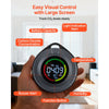 VEVOR Carbon Dioxide Monitor, CO2 Controller with Temperature and Humidity Display, NDIR Sensor Carbon Dioxide Detector, for Outdoors, Home, Office, Car, Lightweight & Portable