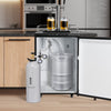 VEVOR CO2 Tank, 20 lbs New Aluminum Alloy Cylinder, CO2 Air Tank with Spray Coating, CGA320 Valve, Handle & Adjustable Pressure, DOT & TC Approved Cylinder for Draft Beer Dispensing and Soda Maker