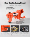 VEVOR Fuel Transfer Pump, 12V DC 16 GPM 1/4 HP Diesel Pump, Extractor Pumps with Manual Nozzle, Discharge Hose and Suction Pipe, for Gasoline, Diesel, Kerosene, Ethanol-Methanol Blends & Biodiesel