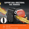 VEVOR Fuel Transfer Pump, 12V DC 5.3 GPM 1/10 HP, Portable Electric Diesel Transfer Pump with Auto Shut-Off Fuel Nozzle, Long Inlet & Outlet Hose for Gasoline, Diesel, Kerosene, Methanol Blends