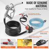 VEVOR Fuel Transfer Pump, 12V DC 5.3 GPM 1/10 HP, Portable Electric Diesel Transfer Pump with Auto Shut-Off Fuel Nozzle, Long Inlet & Outlet Hose for Gasoline, Diesel, Kerosene, Methanol Blends