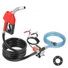 VEVOR Fuel Transfer Pump, 12V DC 8 GPM 1/6 HP, Portable Electric Diesel Transfer Pump with Auto Shut-Off Fuel Nozzle, Long Inlet & Outlet Hose for Gasoline, Diesel, Kerosene, Methanol Blends