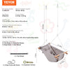 VEVOR Canvas Hammock Swing, 3 Modes Baby Swing Indoor and Outdoor with 5-Point Harness,  and Tree Straps, 150lbs Weight Capacity, Integrated Cushion, Wooden Hanging Swing Seat for Baby to Toddler