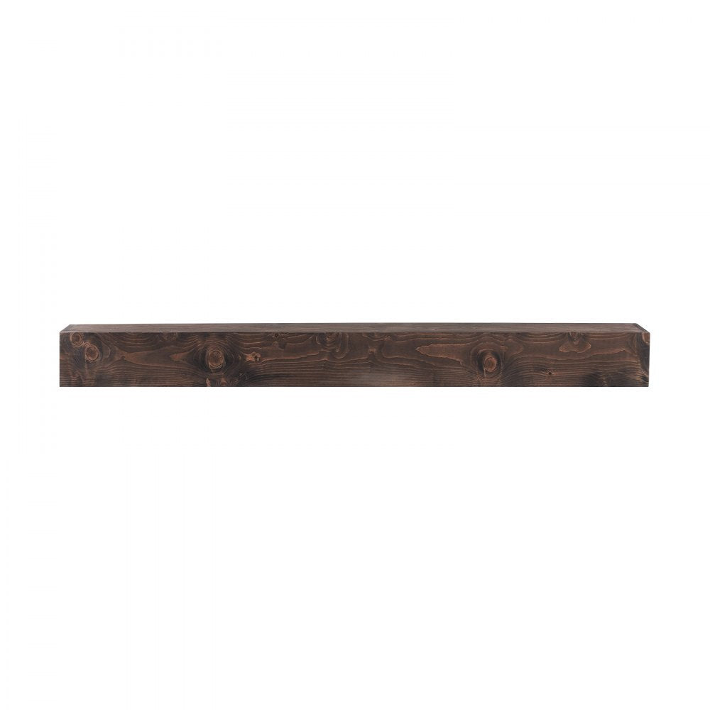 VEVOR Fireplace Mantel, 72" x 8" x 5", 50 lbs Weight Capacity, Natural Wood Mantel for Over Fireplace, Wall Mounted Floating Farmhouse Shelf, Handcrafted Fireplace Mantel for Wall Decor, Light Brown